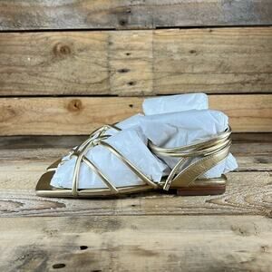Vince Camuto Alminda Sandal - Gold - 6 - worn twice